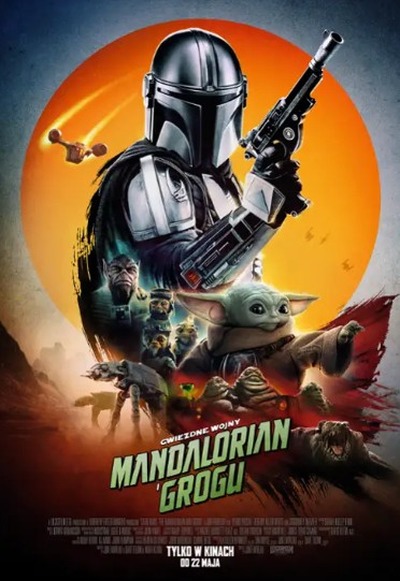 Plakat wydarzenia:  Gwiezdne wojny: Mandalorian i Grogu  2D DUBBING PL