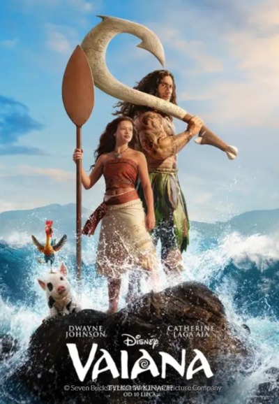 Plakat wydarzenia:  Vaiana  2D DUBBING PL