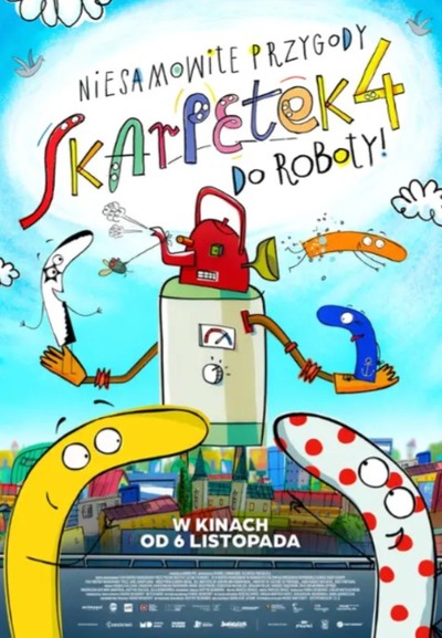 Event poster:  Niesamowite przygody skarpetek 4: Do roboty!