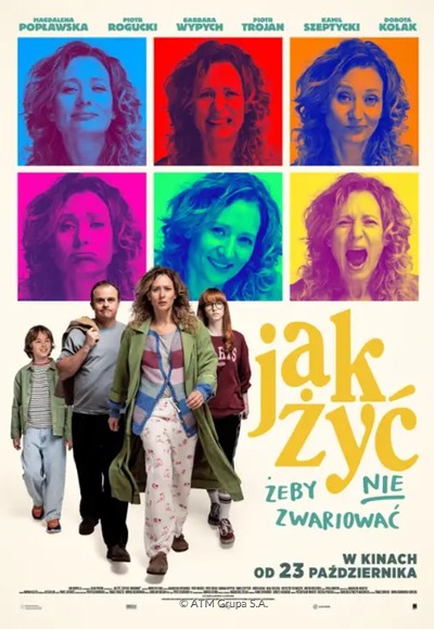 Event poster:  Jak żyć, żeby nie zwariować